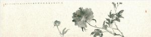 Art Chinois contemporaine - Peinture de fleurs et d'oiseaux dans un style traditionnel chinois